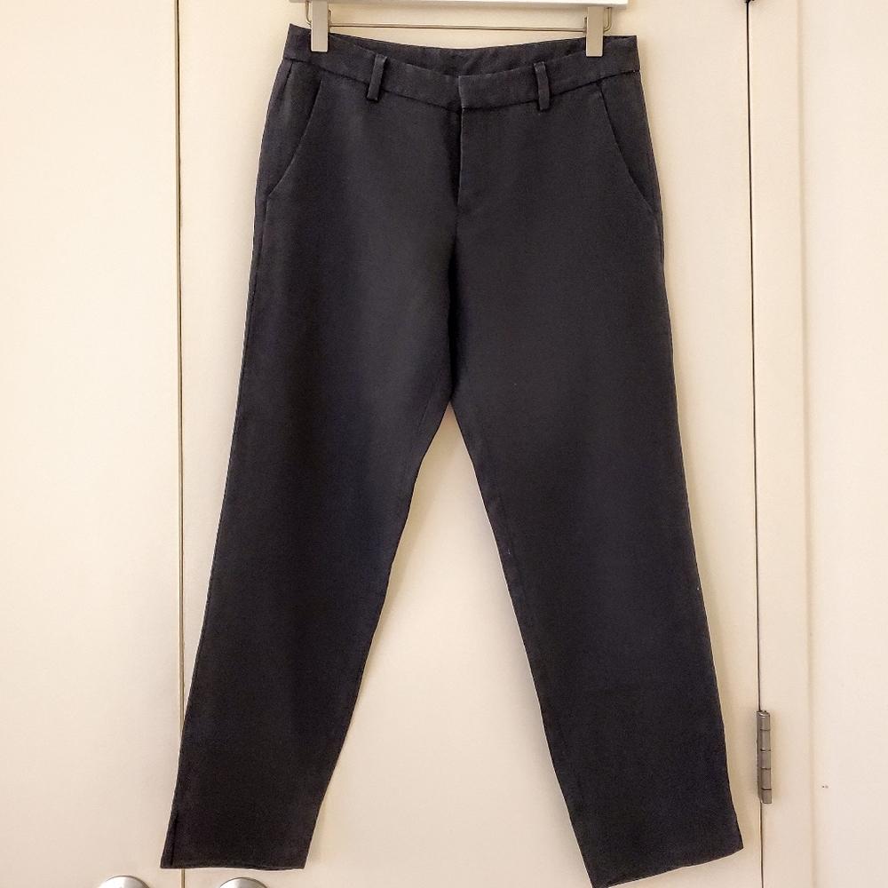 Uniqlo navy blue linen pants - Size 2
